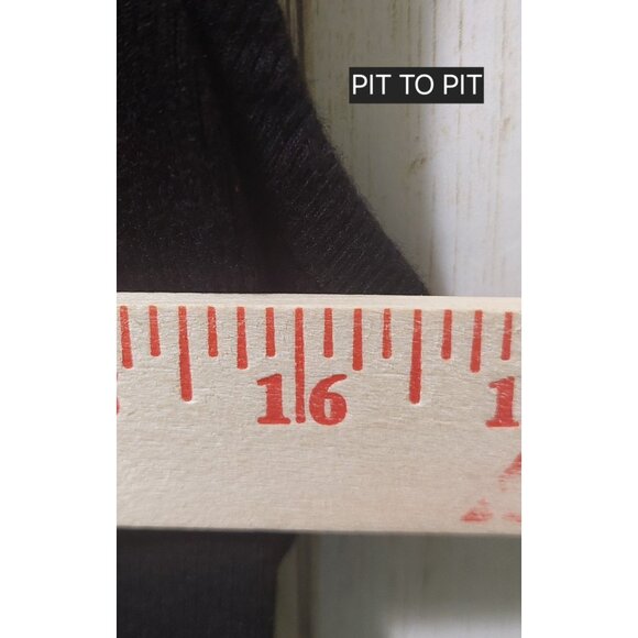 NWT Michael Stars Macy Dress XLP Ultra Rib Black Sleeveless Mock Neck W/ Ruching - Picture 5 of 7